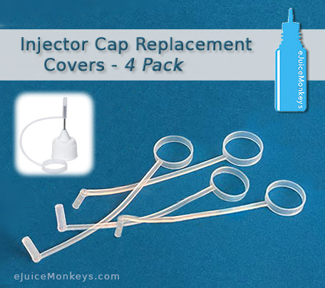 Injector Cap Replacement Covers - 4 Pack