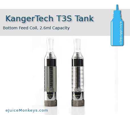 Kanger T3-S LR Tank - Smoke - Click Image to Close